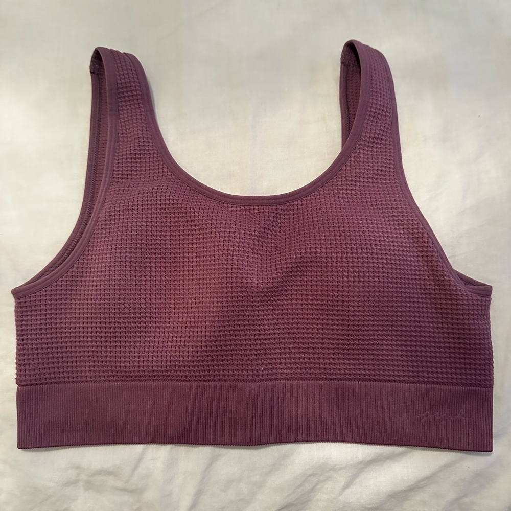 Seamless Purple Sports Bra